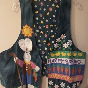 Spring/Easter Reversible Women's  Cotton Vtg. Vest